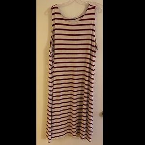 Jersey knit swing dress